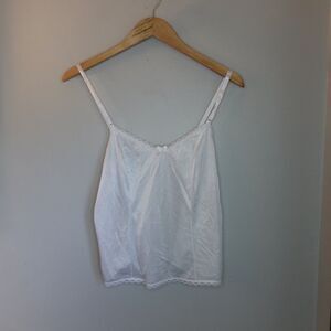 Camisole Top M Vintage White Womens
